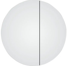 LED Spiegelschrank DSK Silver Ring Ø 60 cm silber IP 24