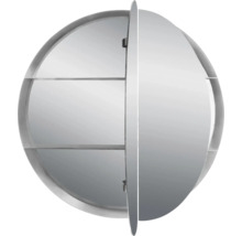 LED Spiegelschrank DSK Silver Ring Ø 60 cm silber IP 24