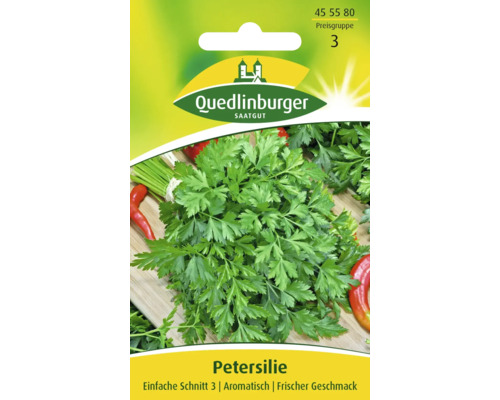 Persil « commun à couper 3 » Quedlinburger semence de fines herbes Sachet de graines de persil de Quedlinburger