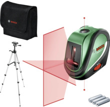 Set Bosch Universal Level 2 avec faisceau laser rouge, trépied, sac et piles
