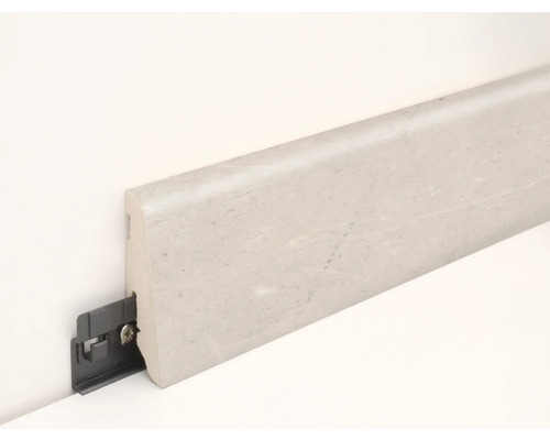 Sockelleiste mit Befestigungsclip