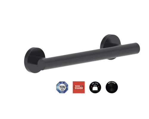 Poignée de sécurité REIKA Comfort 30 cm noir mat Poignée de sécurité REIKA Comfort 30 cm noir mat
