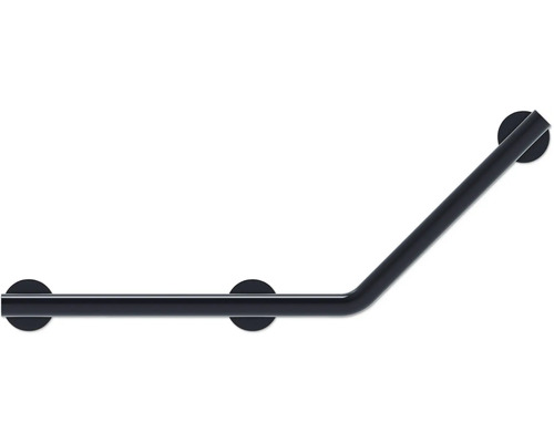 Barre d''appui coudée pour soutien dans la salle de bain