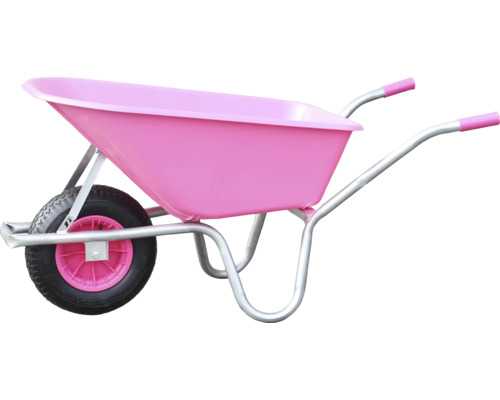 Brouette de jardin CAPITO « Garten Colorline » rose vif 100 litres PP