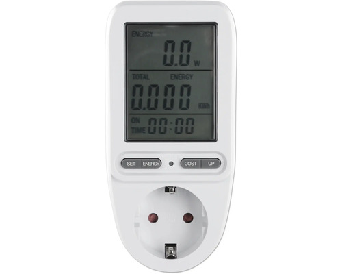 Compteur d'énergie QLink blanc 3680 watts max.