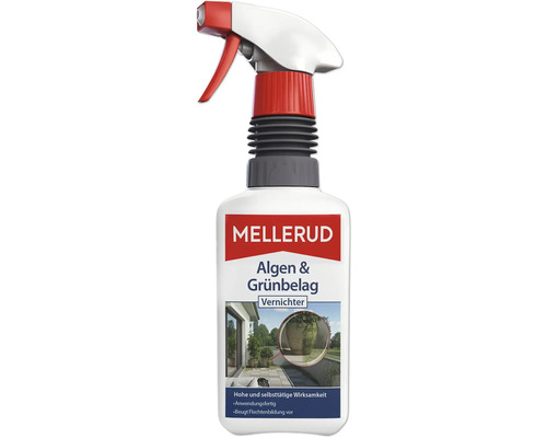 Détergent anti-algues et anti-dépôts verts Mellerud 0,5 l Mellerud Destructeur d''algues et de dépôts verts en flacon pulvérisateur