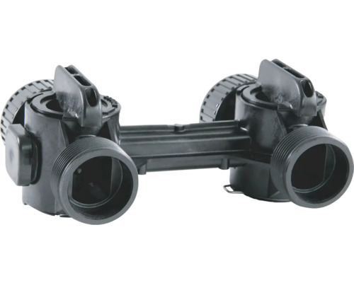Soupape de dérivation SYR pour installation double Lex T et Lex 1700.00.002 Double vanne d''arrêt en plastique pour systèmes d''irrigation