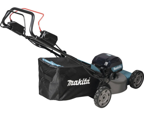 Makita Akku Rasenmäher mit Fangkorb
