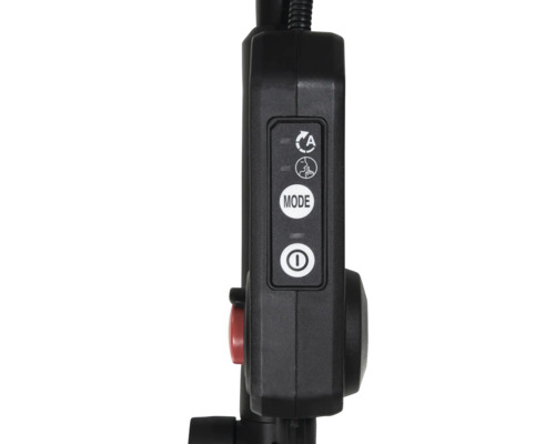 Bedienelement mit Symbolen für Automatik, Sprachsteuerung, Modus und Ein/Aus