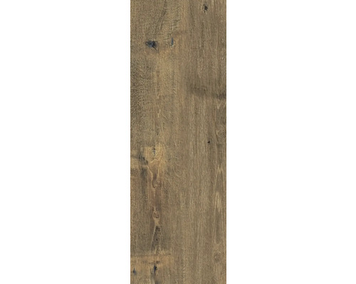 Dalle de terrasse FLAIRSTONE en grès cérame fin Legno Sentimento Marrone bords rectifiés 120 x 40 x 2 cm-0