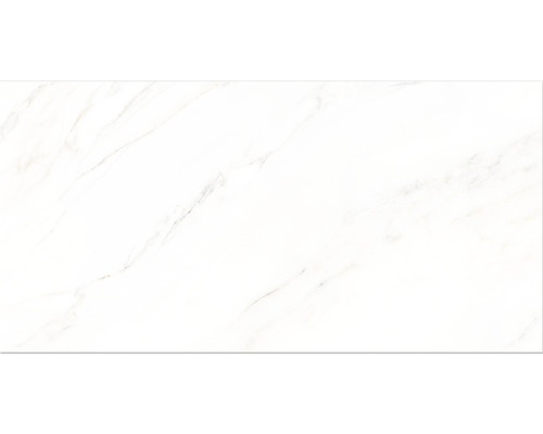 Carrelage blanc aspect marbre