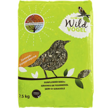 Nourriture pour oiseaux sauvages Ein Herz für Wildvögel HFW graines de tournesol 2,5kg également comme nourriture pour oiseaux toute l'année, contrôlé sur Ambrosia-thumb-0