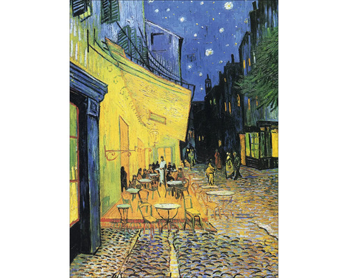 Leinwandbild Van Gogh Nachtcafe 57x77 cm