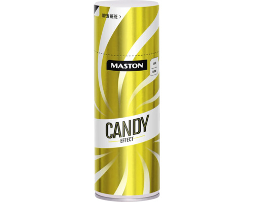 Maston Sprühlack Candy Effect Sour Yellow 400 ml Mastons Candy Effect Sprühfarbe