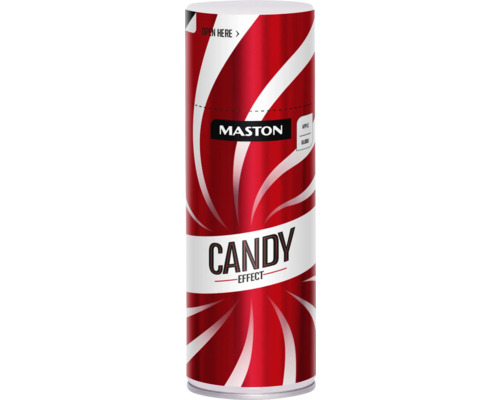 Peinture aérosol Maston Candy Effect Apple red 400 ml Aérosol Mastons Candy Effect