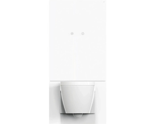 Hewi module d'extension WC S50 capteur Plexiglas blanc brillant S50.02.112010 Distributeur de serviettes blanc pour montage mural
