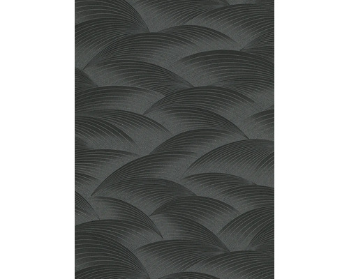 Papier peint intissé 10372-15 GMK Fashion for walls 4 graphique noir Papier peint avec motif ondulé pour la décoration murale