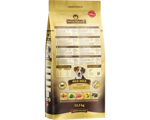Wolfsblut Wild Duck Adult Hundetrockenfutter, 12,5 kg