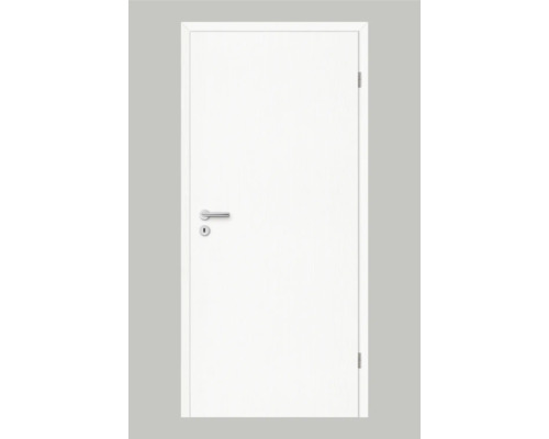 Porte d'intérieur Pertura Yori CPL blanc Masera en longueur 61,0x198,5 cm droite