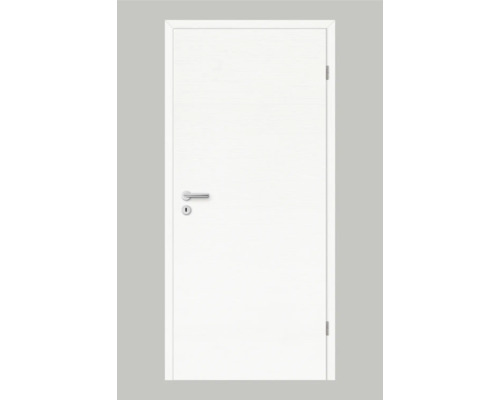 Porte d'intérieur Pertura Yori CPL blanc Masera transversal 61,0x198,5 cm droite