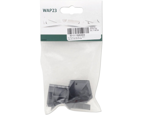 Raccord d''angle en plastique dans un emballage