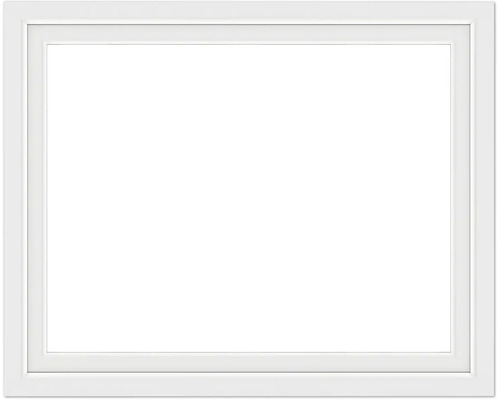 Weißer Bilderrahmen