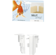 Selit Style Eckverbinder für Sockelleisten in Weiß