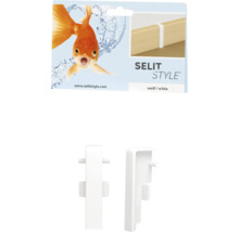 Connecteur de plinthe Selit Style en blanc, pour relier les plinthes