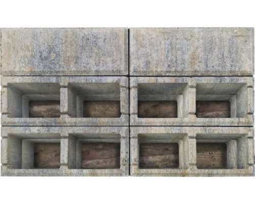 Blocs de béton avec évidements pour l''horticulture