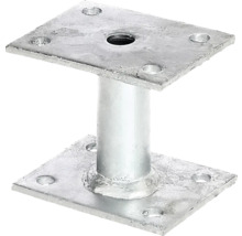 Pfostenhalter aus Stahl zum Aufdübeln