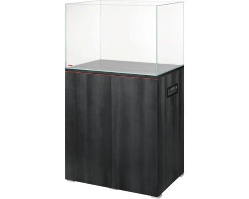 Kit complet d'aquarium EHEIM Aquarium clearscape 175 nero Aquarium 175 l, 71 x 50 x 51 cm verre blanc et meuble bas noir