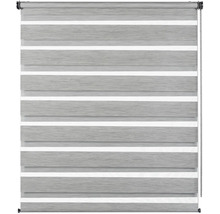 Store enrouleur double gris pour la décoration de fenêtres et le contrôle de la lumière