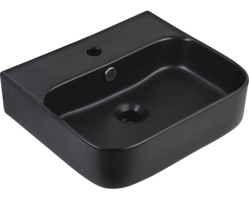 Lavabo form & style BARBUDA 46 x 40 cm noir mat