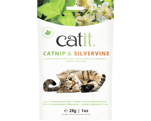 Mélange herbe aux chats & matatabi Catit Catnip Catit herbe à chat et matatabi, paquet de 28 grammes