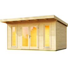 Gartenhaus Outdoor Life Sicily 1 inkl. Fußboden 430 x 440 cm natur