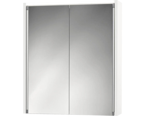 Armoire de toilette Sieper Nelma 54 x 15 x 63 cm blanc 2 portes led IP 20