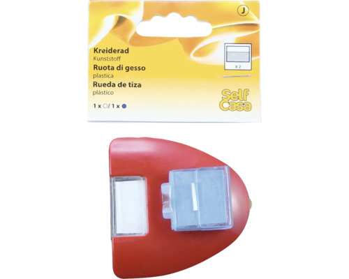 Kreiderad aus Kunststoff mit Verpackung