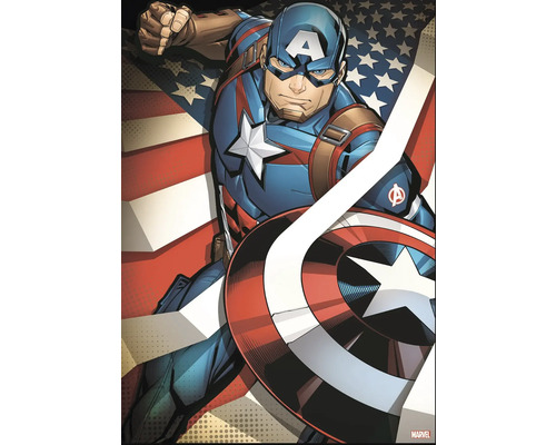Tableau sur toile Captain America 50x70 cm