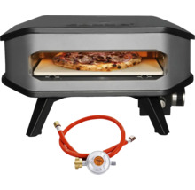 Gas Pizzaofen mit Pizzastein und Gasschlauch