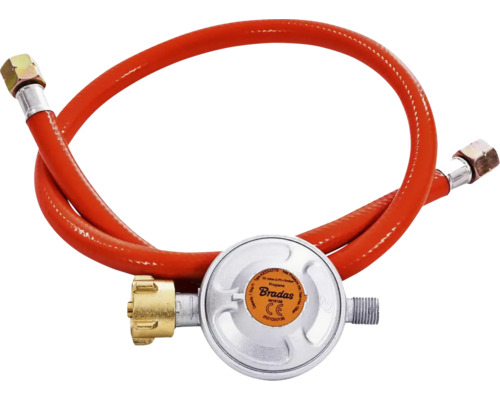 Gasdruckregler mit Gasschlauch für Propangas