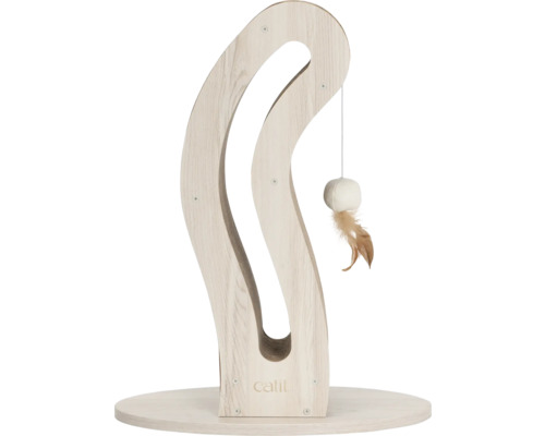 Arbre à chat avec balle et plume