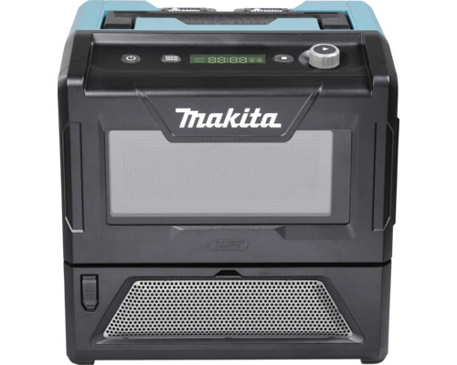 Four à micro-ondes sur batterie Makita XGT® 40V max. 350/500 W, 8 l lxhxp 34 x 34 x 41 cm, sans batterie ni chargeur
