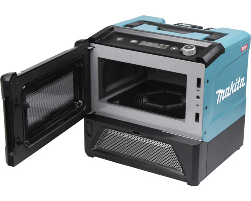 Four à micro-ondes Makita avec porte ouverte