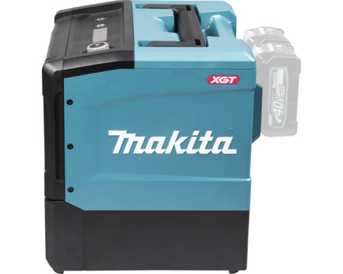 Glacière à batterie Makita avec poignée de transport et compartiment pour batterie
