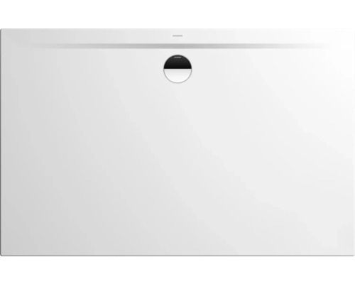 Receveur de douche KALDEWEI SUPERPLAN ZERO Secure Plus 1550-5 75 x 120 x 3.7 cm blanc alpin revêtement antidérapant mat sur toute la surface avec support de receveur 355047982711