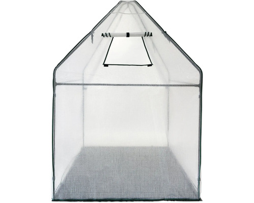 Petite serre avec film et fenêtre