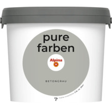 Alpina pure farben Wandfarbe betongrau 2,5 L