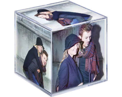 Cube photo transparent 6x 8,5x8,5 cm