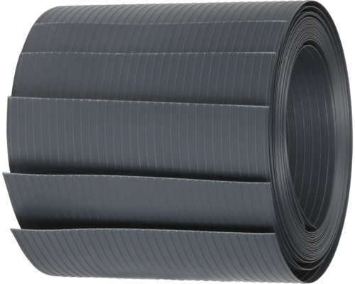 Bandes occultantes Konsta pour panneau rigide double fil PVC 5 bandes 200 x 19,2 cm anthracite