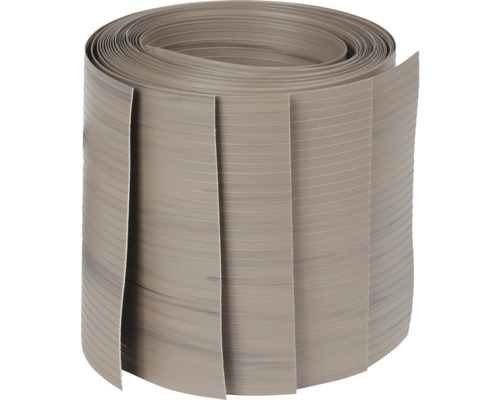 Bandes occultantes Konsta pour panneau rigide double fil PVC 5 bandes 200 x 19,2 cm taupe